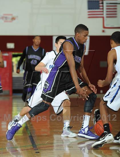 Thumbnail 1 in Rancho Cucamonga vs. Diamond Ranch (MaxPreps Holiday Classic) photogallery.