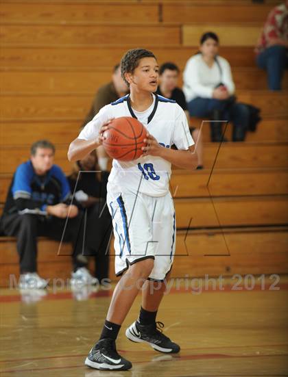 Thumbnail 3 in Rancho Cucamonga vs. Diamond Ranch (MaxPreps Holiday Classic) photogallery.