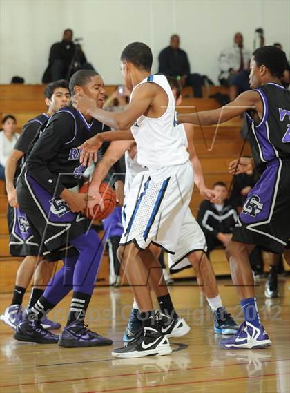 Thumbnail 2 in Rancho Cucamonga vs. Diamond Ranch (MaxPreps Holiday Classic) photogallery.