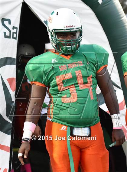 Thumbnail 2 in Brackenridge vs Houston [Sam] (Alamo Stadium) photogallery.