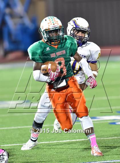 Thumbnail 3 in Brackenridge vs Houston [Sam] (Alamo Stadium) photogallery.