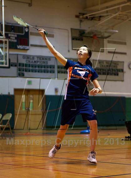 Thumbnail 1 in Nassau County Girls Badminton Final  photogallery.