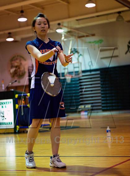 Thumbnail 1 in Nassau County Girls Badminton Final  photogallery.
