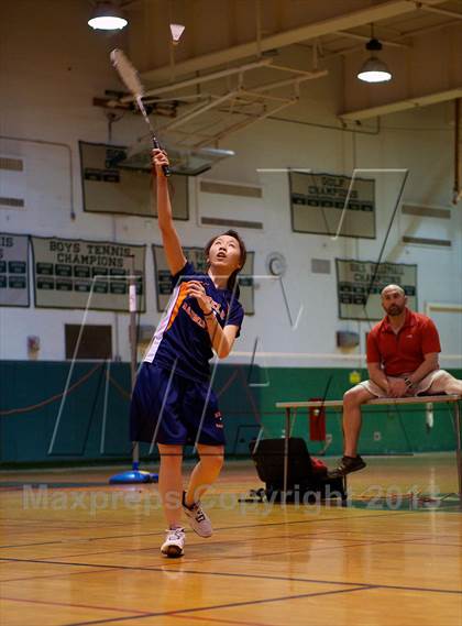 Thumbnail 1 in Nassau County Girls Badminton Final  photogallery.