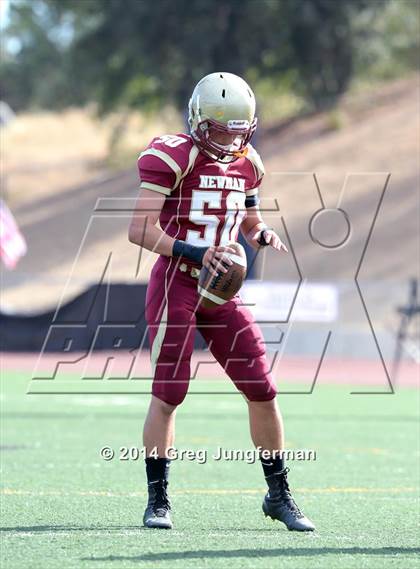 Thumbnail 3 in Churchill County vs. Cardinal Newman (Honor Bowl) photogallery.