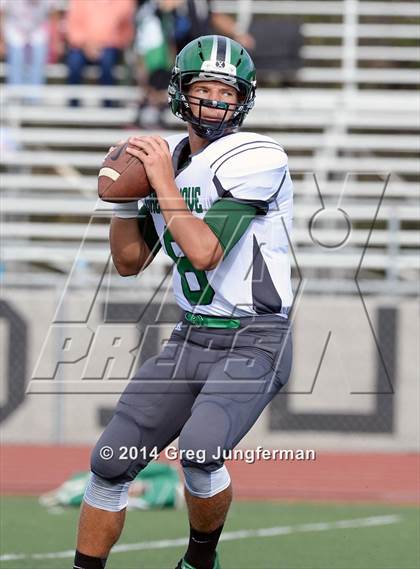 Thumbnail 1 in Churchill County vs. Cardinal Newman (Honor Bowl) photogallery.
