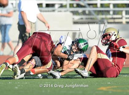 Thumbnail 2 in Churchill County vs. Cardinal Newman (Honor Bowl) photogallery.