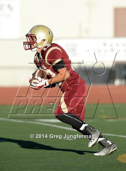 Thumbnail 1 in Churchill County vs. Cardinal Newman (Honor Bowl) photogallery.