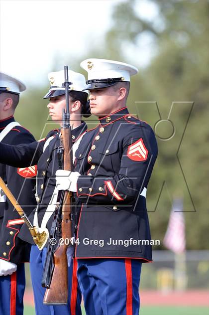 Thumbnail 3 in Churchill County vs. Cardinal Newman (Honor Bowl) photogallery.
