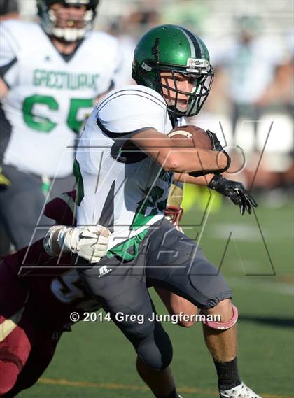 Thumbnail 1 in Churchill County vs. Cardinal Newman (Honor Bowl) photogallery.