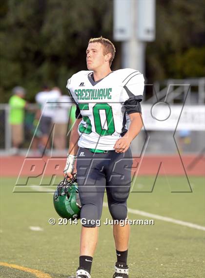Thumbnail 2 in Churchill County vs. Cardinal Newman (Honor Bowl) photogallery.