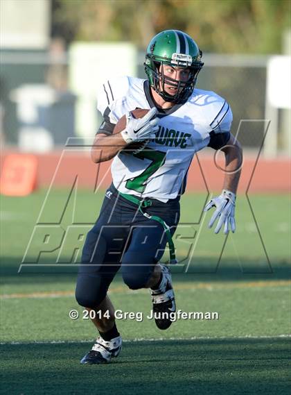 Thumbnail 2 in Churchill County vs. Cardinal Newman (Honor Bowl) photogallery.