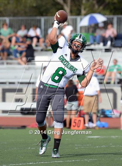 Thumbnail 3 in Churchill County vs. Cardinal Newman (Honor Bowl) photogallery.