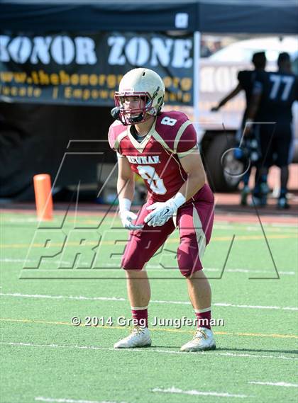 Thumbnail 2 in Churchill County vs. Cardinal Newman (Honor Bowl) photogallery.