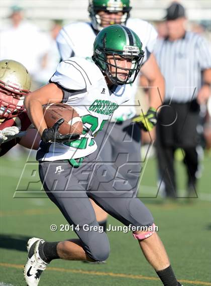 Thumbnail 1 in Churchill County vs. Cardinal Newman (Honor Bowl) photogallery.