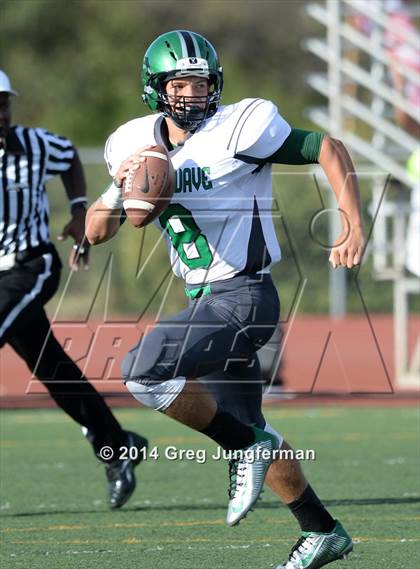 Thumbnail 2 in Churchill County vs. Cardinal Newman (Honor Bowl) photogallery.