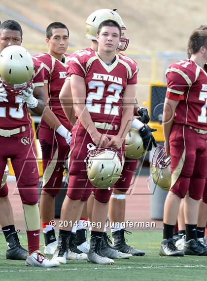 Thumbnail 3 in Churchill County vs. Cardinal Newman (Honor Bowl) photogallery.