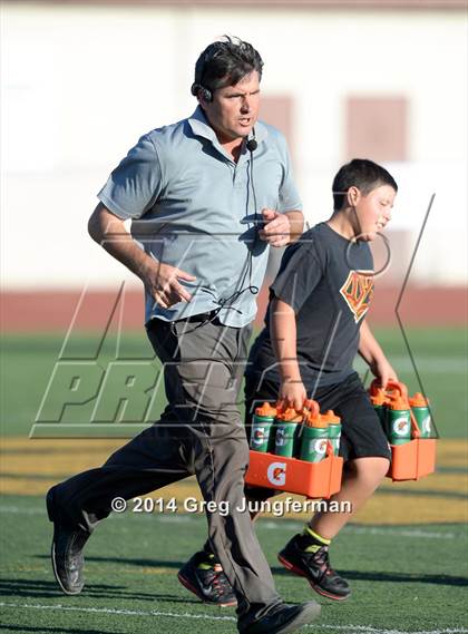 Thumbnail 2 in Churchill County vs. Cardinal Newman (Honor Bowl) photogallery.