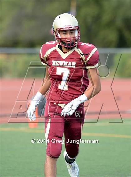 Thumbnail 3 in Churchill County vs. Cardinal Newman (Honor Bowl) photogallery.