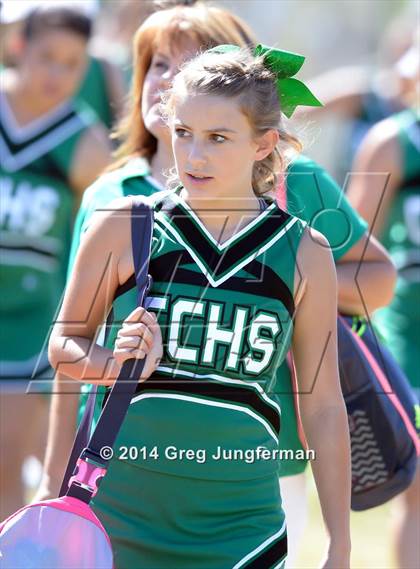 Thumbnail 1 in Churchill County vs. Cardinal Newman (Honor Bowl) photogallery.