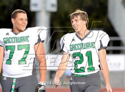 Thumbnail 3 in Churchill County vs. Cardinal Newman (Honor Bowl) photogallery.