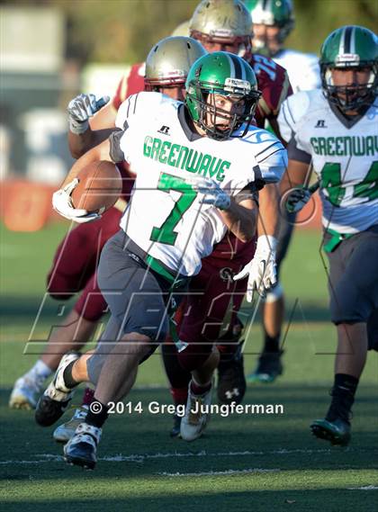 Thumbnail 1 in Churchill County vs. Cardinal Newman (Honor Bowl) photogallery.