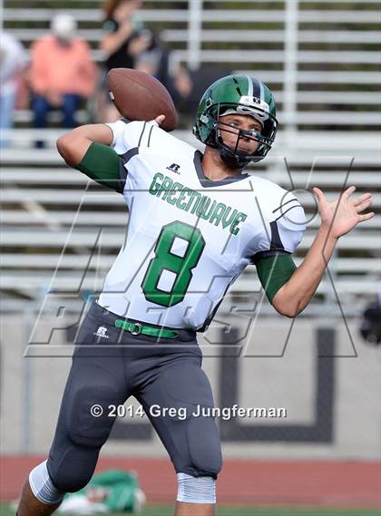 Thumbnail 3 in Churchill County vs. Cardinal Newman (Honor Bowl) photogallery.