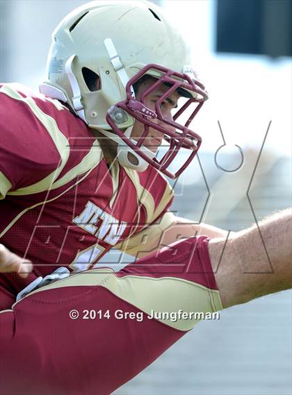 Thumbnail 2 in Churchill County vs. Cardinal Newman (Honor Bowl) photogallery.