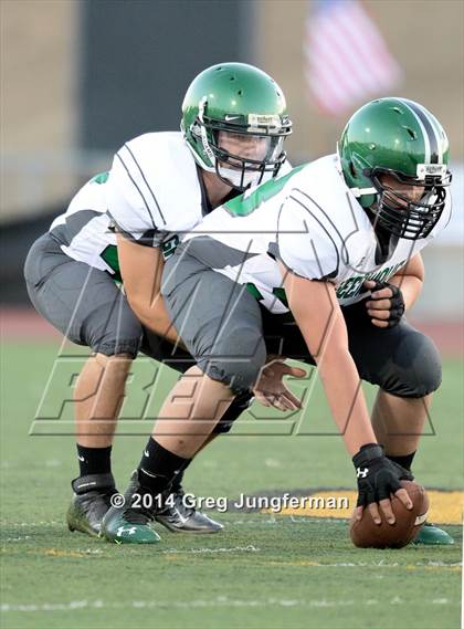 Thumbnail 3 in Churchill County vs. Cardinal Newman (Honor Bowl) photogallery.