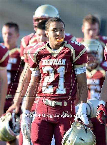 Thumbnail 1 in Churchill County vs. Cardinal Newman (Honor Bowl) photogallery.