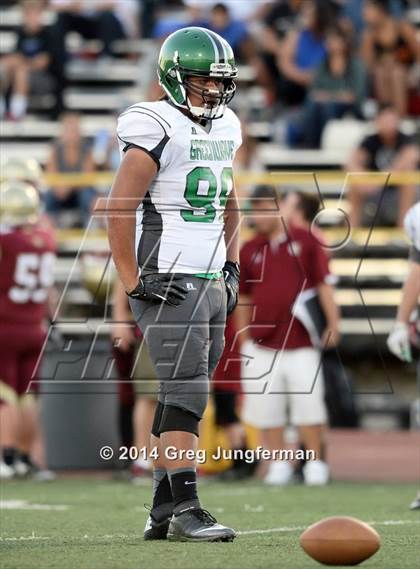 Thumbnail 3 in Churchill County vs. Cardinal Newman (Honor Bowl) photogallery.