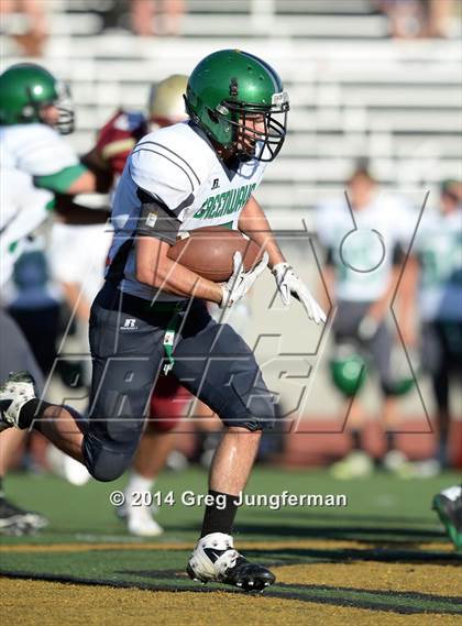 Thumbnail 2 in Churchill County vs. Cardinal Newman (Honor Bowl) photogallery.