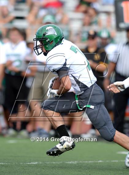Thumbnail 3 in Churchill County vs. Cardinal Newman (Honor Bowl) photogallery.