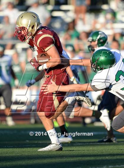 Thumbnail 1 in Churchill County vs. Cardinal Newman (Honor Bowl) photogallery.