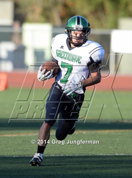 Thumbnail 1 in Churchill County vs. Cardinal Newman (Honor Bowl) photogallery.