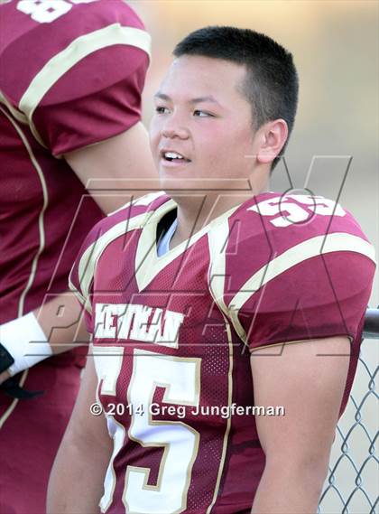 Thumbnail 2 in Churchill County vs. Cardinal Newman (Honor Bowl) photogallery.