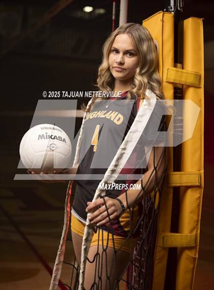 Thumbnail 3 in Highland Volleyball (Team & Individual) photogallery.