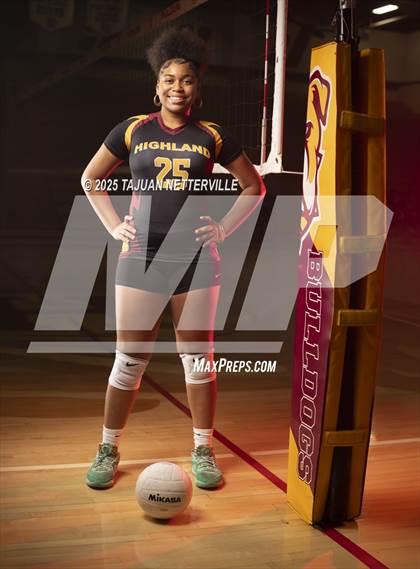 Thumbnail 3 in Highland Volleyball (Team & Individual) photogallery.