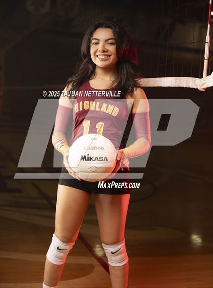 Thumbnail 3 in Highland Volleyball (Team & Individual) photogallery.