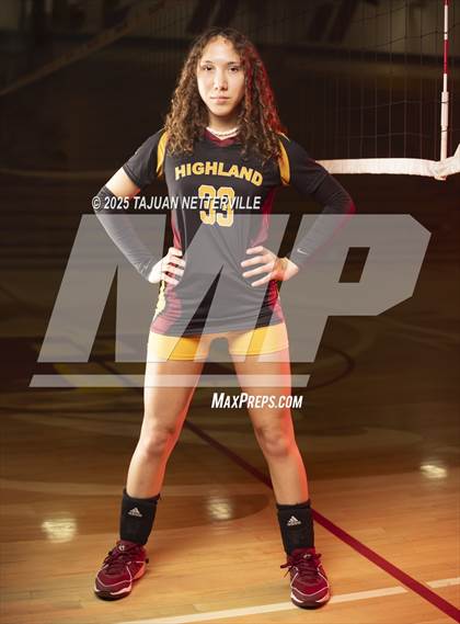 Thumbnail 2 in Highland Volleyball (Team & Individual) photogallery.