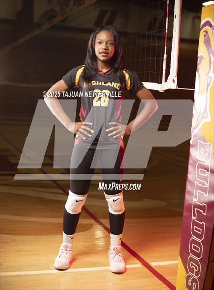 Thumbnail 3 in Highland Volleyball (Team & Individual) photogallery.