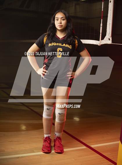 Thumbnail 2 in Highland Volleyball (Team & Individual) photogallery.