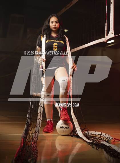 Thumbnail 3 in Highland Volleyball (Team & Individual) photogallery.