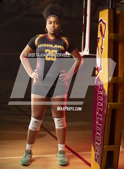 Thumbnail 1 in Highland Volleyball (Team & Individual) photogallery.