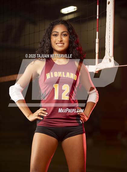 Thumbnail 3 in Highland Volleyball (Team & Individual) photogallery.