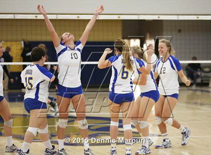 Thumbnail 2 in Mission Oak vs. Bakersfield Christian (CIF Central D3 Final) photogallery.