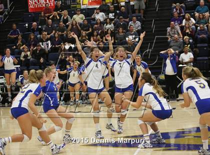 Thumbnail 3 in Mission Oak vs. Bakersfield Christian (CIF Central D3 Final) photogallery.