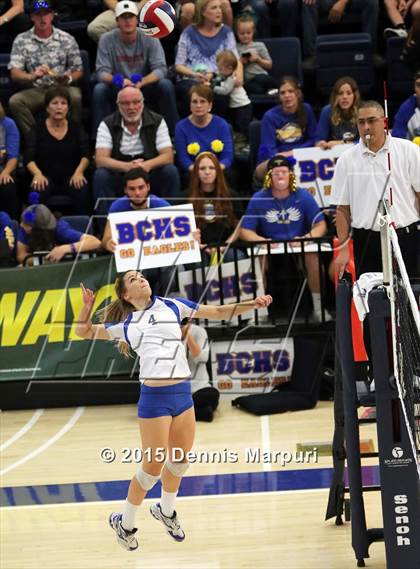 Thumbnail 2 in Mission Oak vs. Bakersfield Christian (CIF Central D3 Final) photogallery.