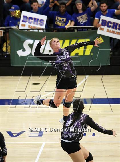 Thumbnail 3 in Mission Oak vs. Bakersfield Christian (CIF Central D3 Final) photogallery.