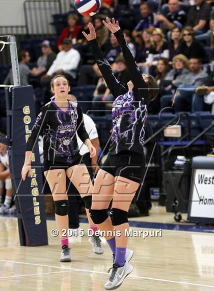 Thumbnail 2 in Mission Oak vs. Bakersfield Christian (CIF Central D3 Final) photogallery.